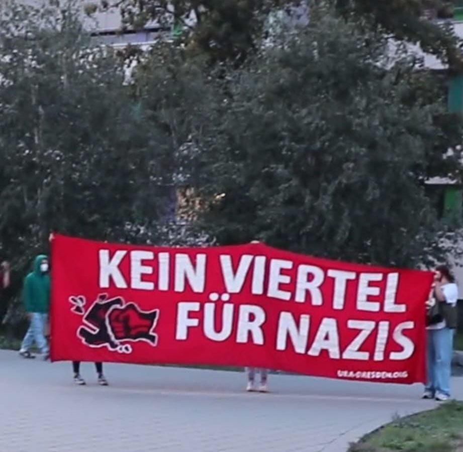 Contro il demo di anti-costituzionale URA Dresda