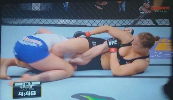 ronda rousey ufc 184 takes out cat zingano in seconds 2015