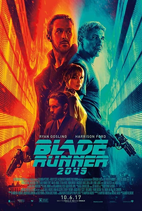 Amazon.com: BLADE RUNNER 2049 MOVIE POSTER 2 Sided ORIGINAL 27x40 RYAN  GOSLING RIDLEY SCOTT: Posters & Prints