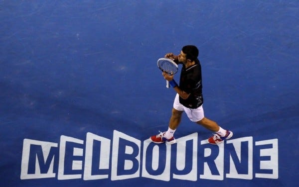 australian open novak djokovic logo 2015