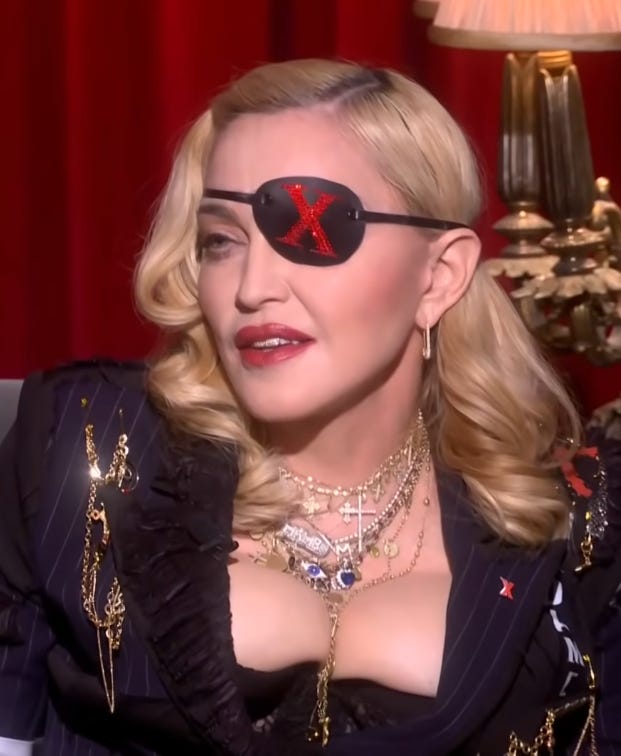 File:Madonna on Medellin MTV premiere (cropped2).png - Wikimedia Commons