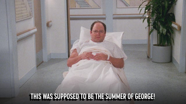 comedycentral al Twitter: "Hot George Summer. @SeinfeldTV is on now.  https://t.co/F3FCMbCNVG" / Twitter