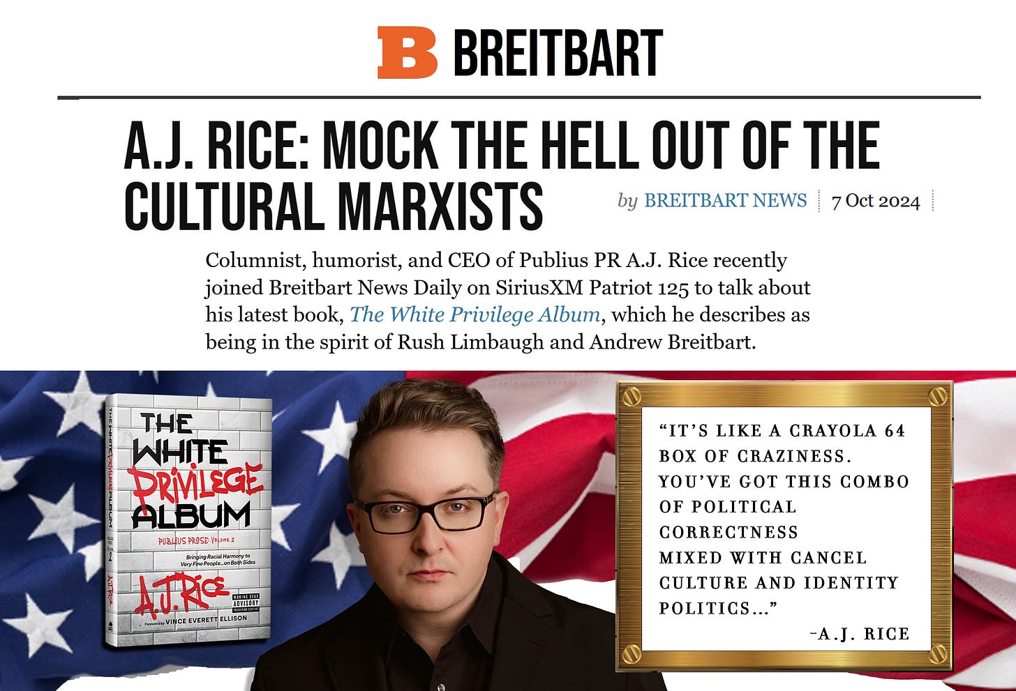 Breitbart News Network... LOVES The White Privilege Album