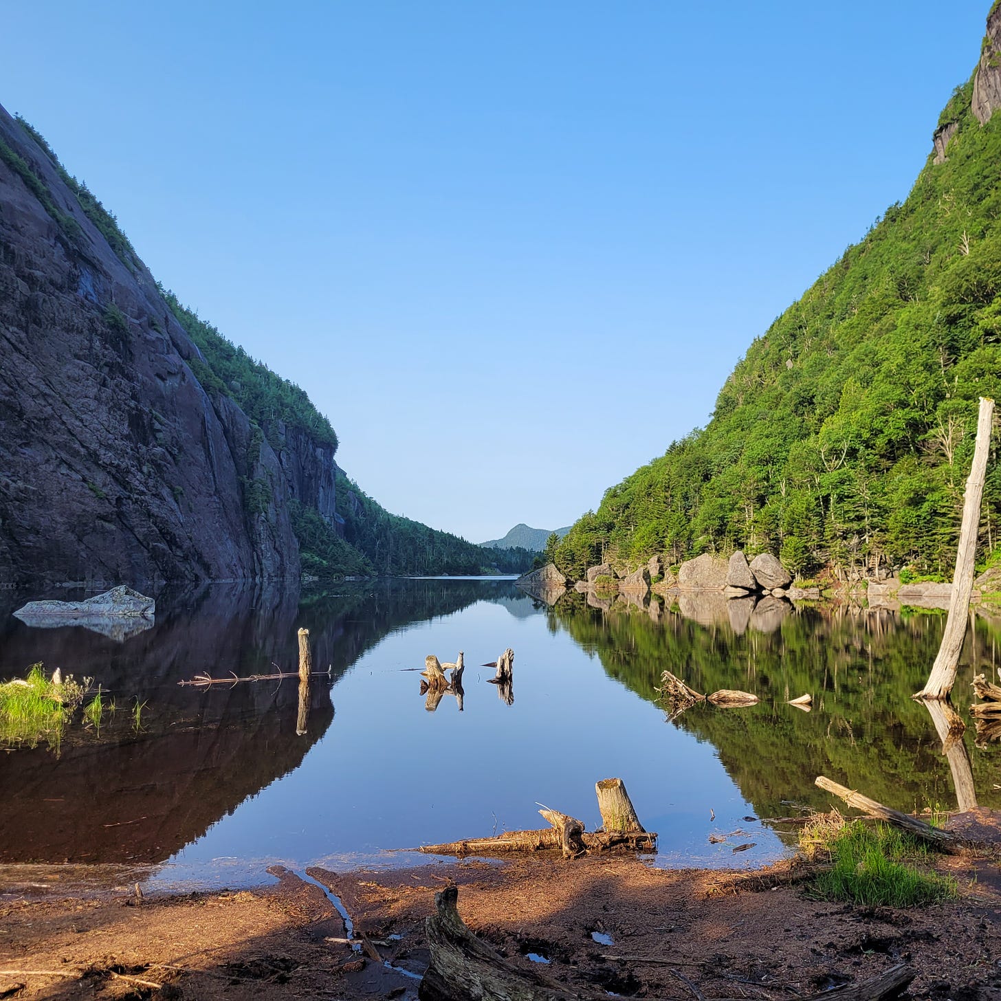 Avalanche Lake in the Adirondacks of New York