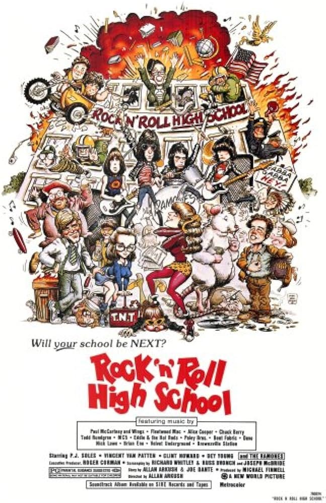 Pop Culture Graphics Rock n Roll High School 11 x 17 Movie Poster