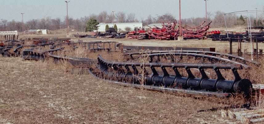 opryland chaos roller coaster abandoned