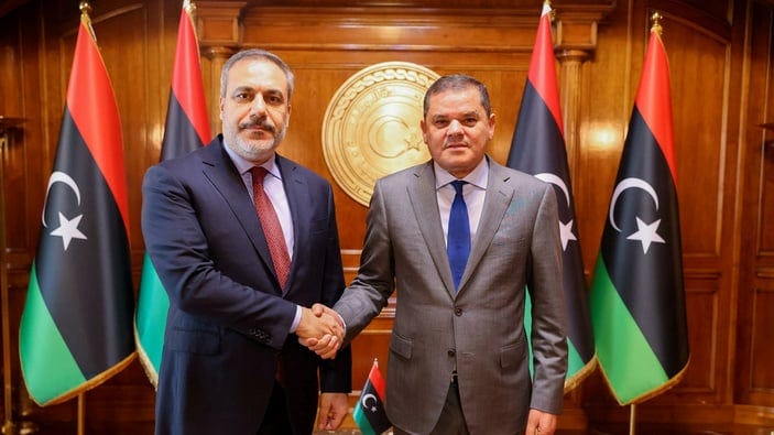 MIT President Hakan Fidan met with Libyan Prime Minister Dibeybe