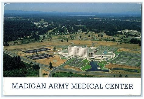 1993 Madigan Army Medical Center Exterior Fort Lewis Washington Vintage Postcard | United States ...