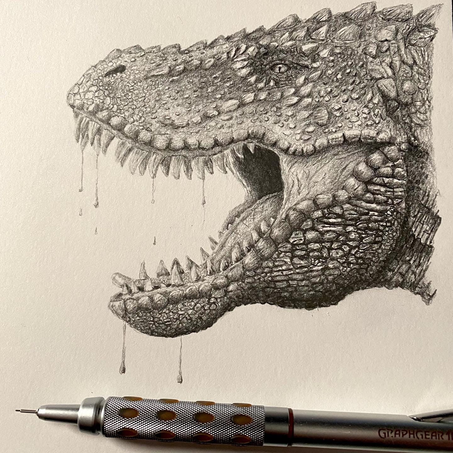 Dino drawing