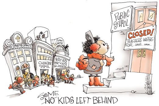 Cartoonist's Take | Private schools operate while public schools haven't  reopened – Santa Cruz Sentinel