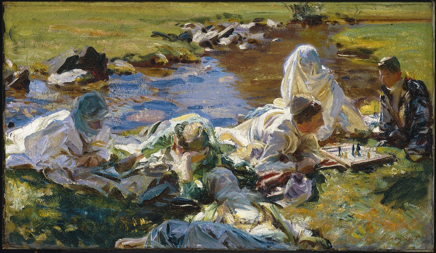 File:Brooklyn Museum - Dolce Far Niente - John Singer Sargent - overall.jpg  - Wikipedia