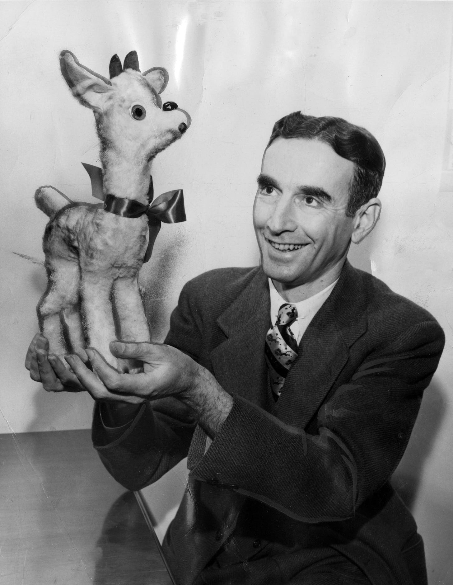 Robert L. May, the creator of Rudolph the Red-Nosed Reindeer