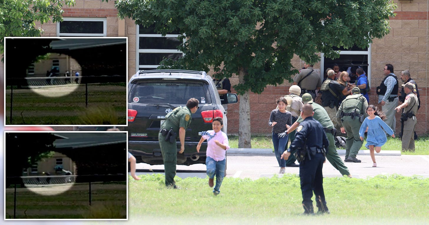Texas school shooting: Moment children escape from classroom windows |  Metro News