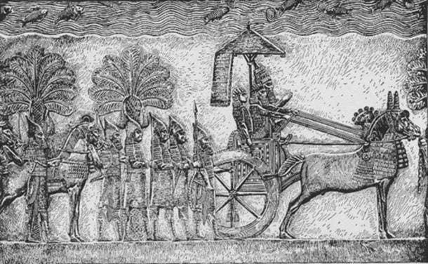 Senaquerib, rey de Asiria 705 AEC – 681 AEC. (Dominio público)