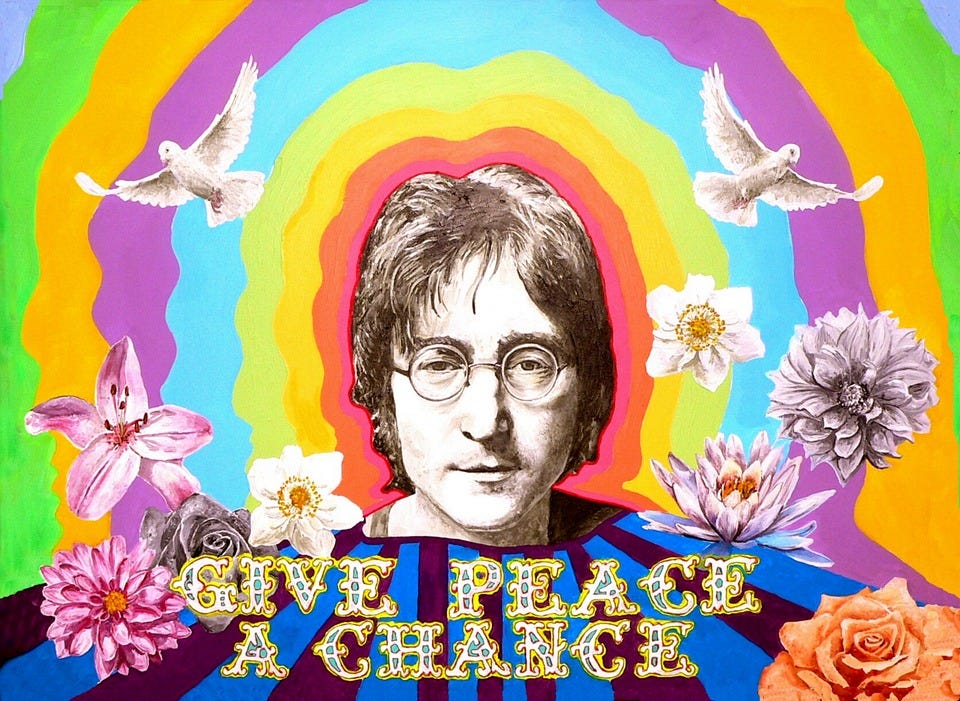 Free John Lennon Beatles illustration and picture