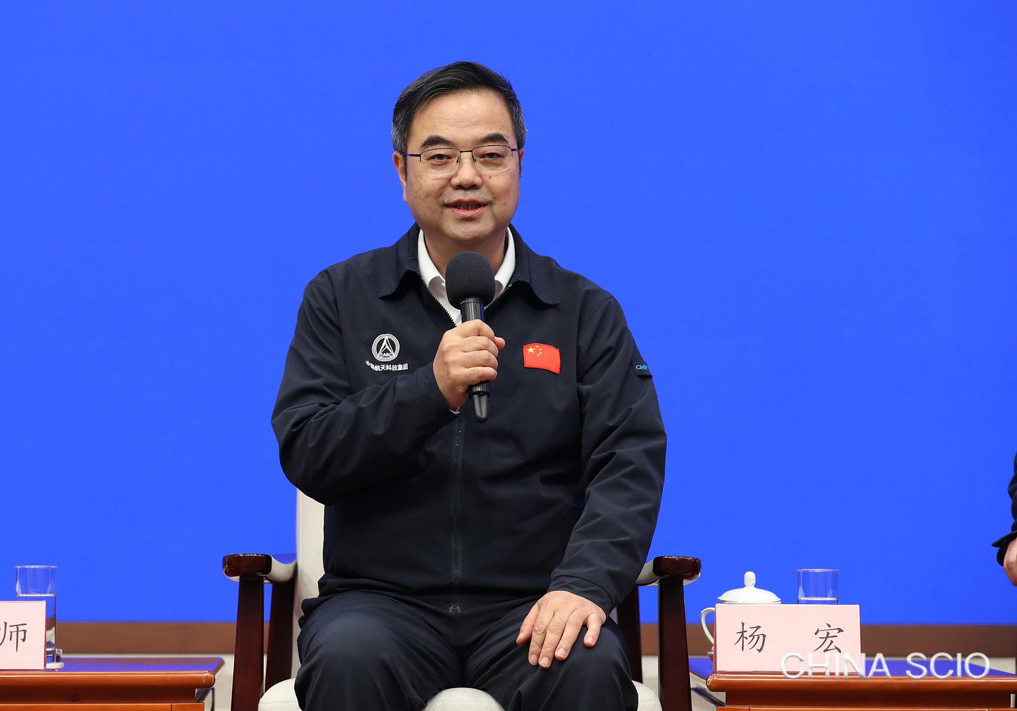 Yang Hong speaks at the press conference on June 17th.