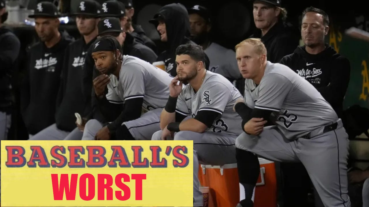 2024 Chicago White Sox Worst Baseball Team Of All Time