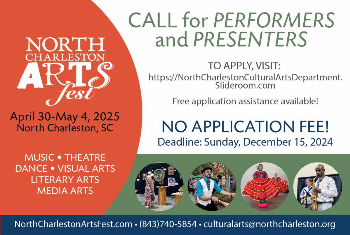 Flyer for North Charleston Arts Fest 