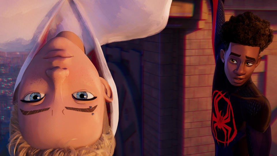 Spider-Man: Across the Spider-Verse cast on Miles and Gwen's relationship,  cameos, and sequel secrets