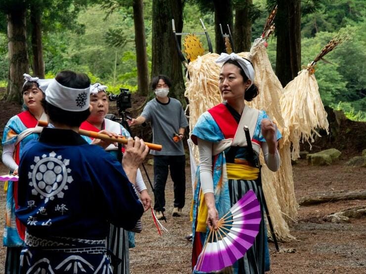 柳田國男も見たという菅原神社の例大祭の鹿踊りを取材