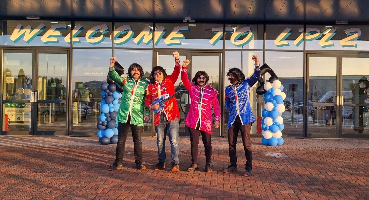 May be an image of 5 people, people standing and balloon