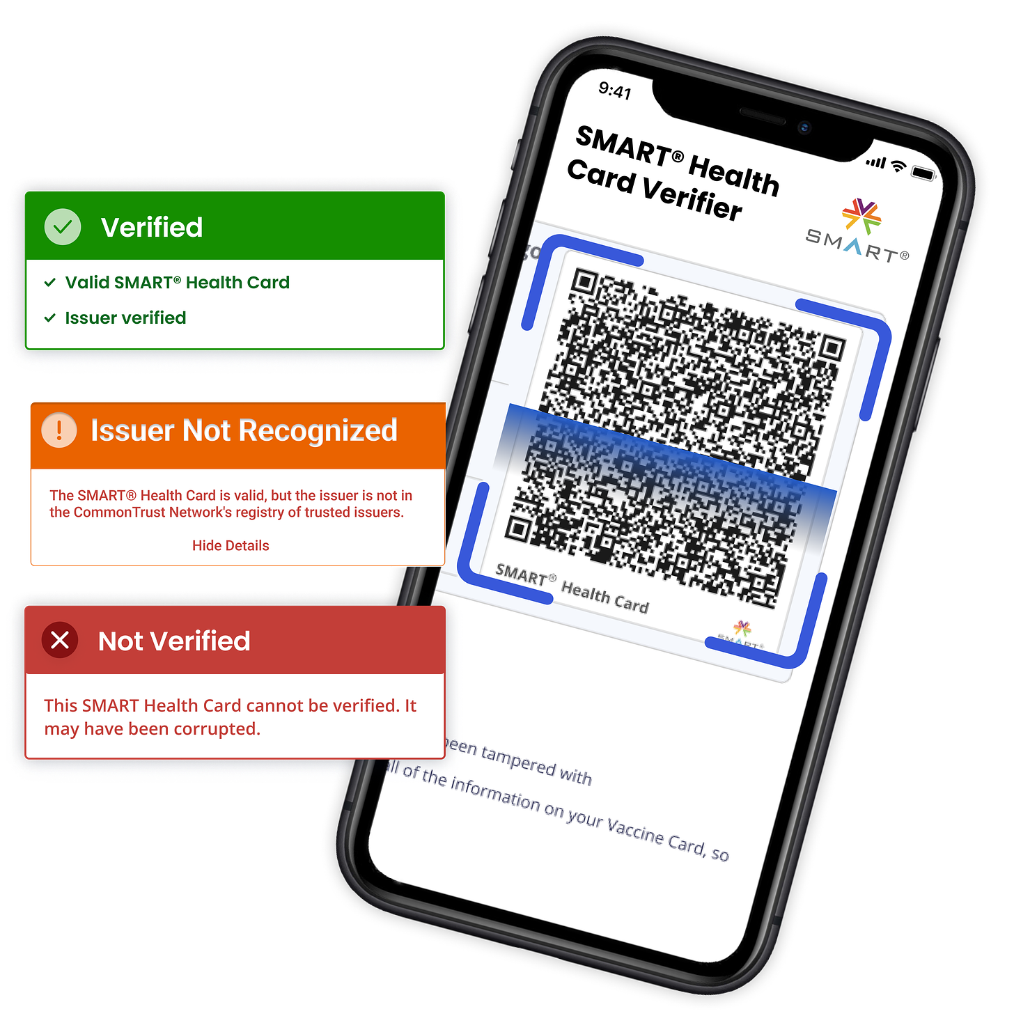 SMART Health Card Verifier App - FAQs