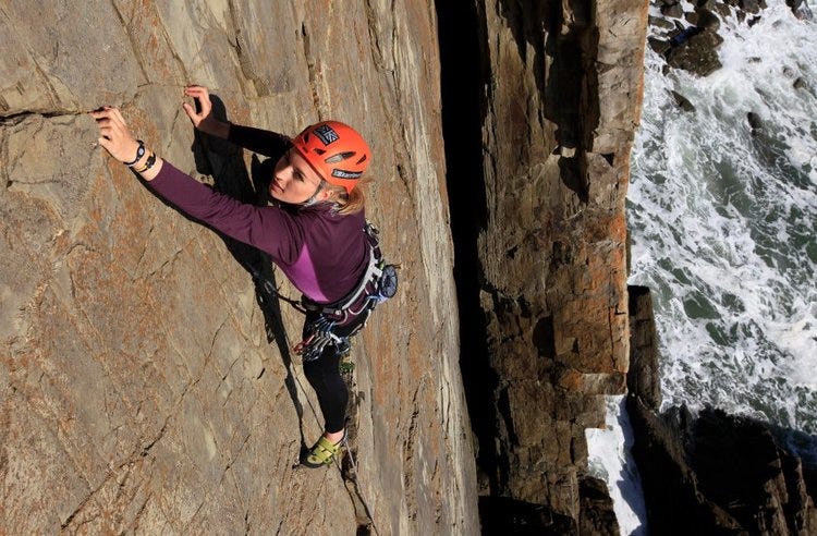 Bonita Norris Climbing