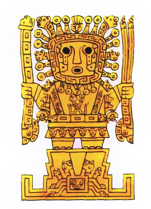 A depiction of Viracocha A depiction of Viracocha