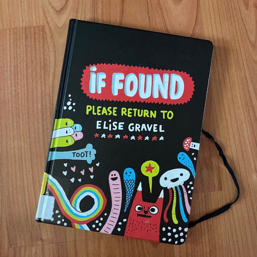 Book If found Please Return to Elise Gravel