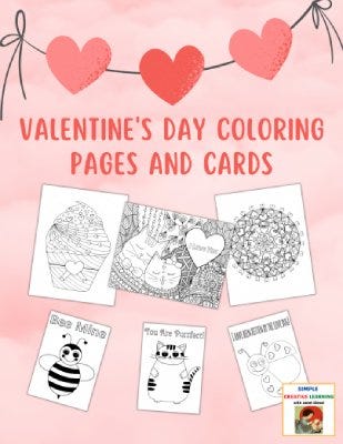 valentines day coloring pages and coloring cards