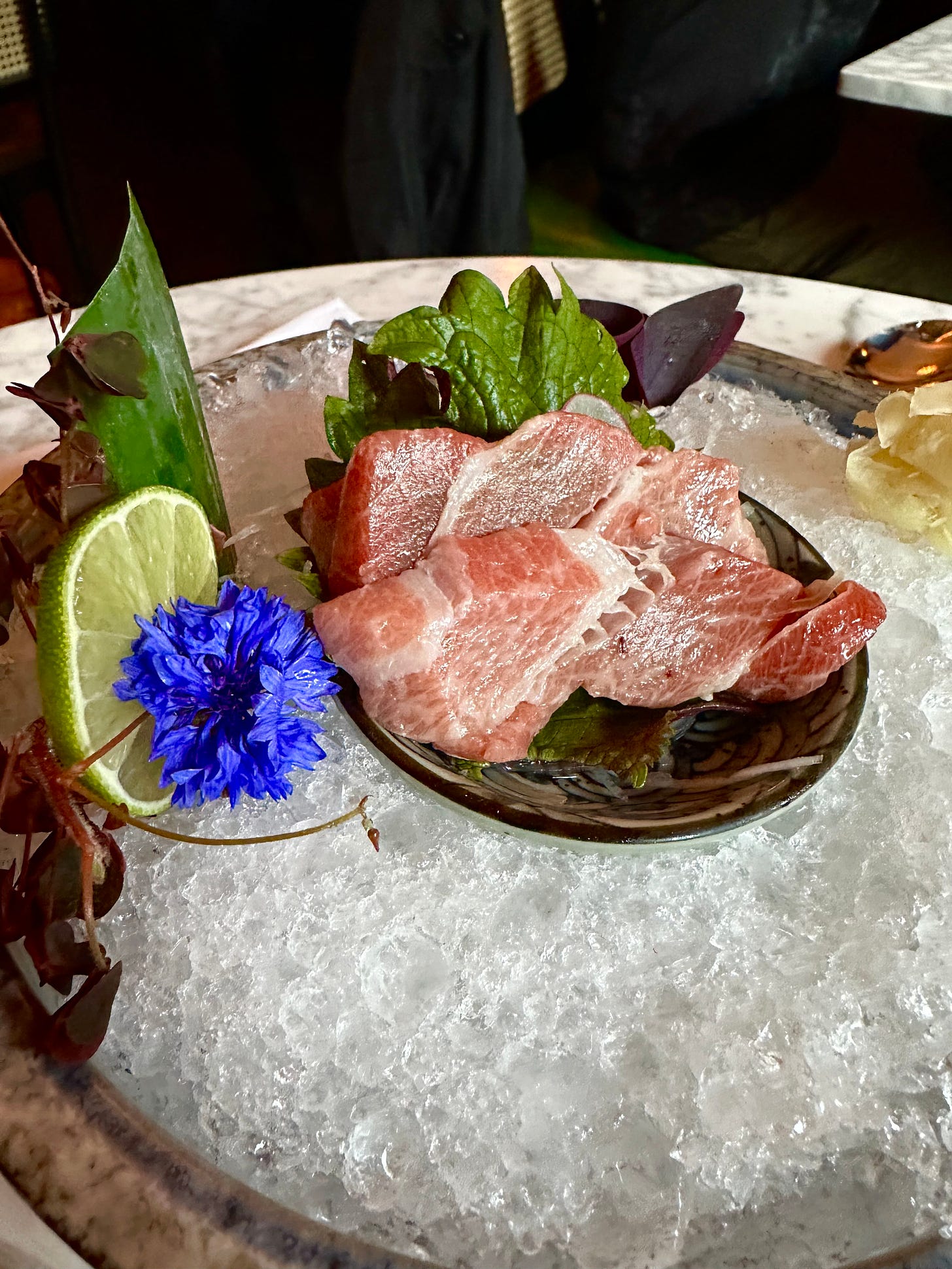 Tuno o-toro sashimi at Floritz