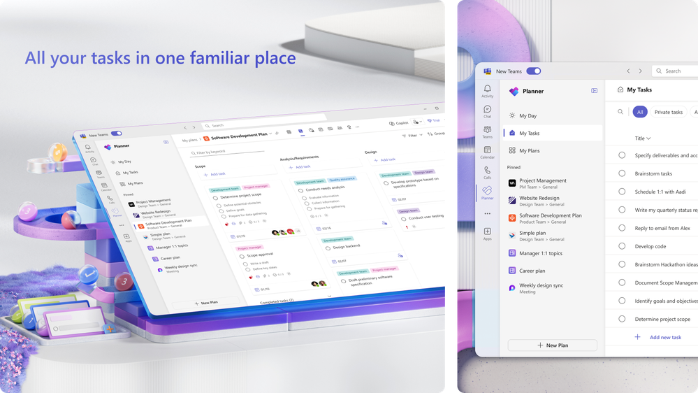 thumbnail image 1 captioned The new Planner app in Microsoft Teams