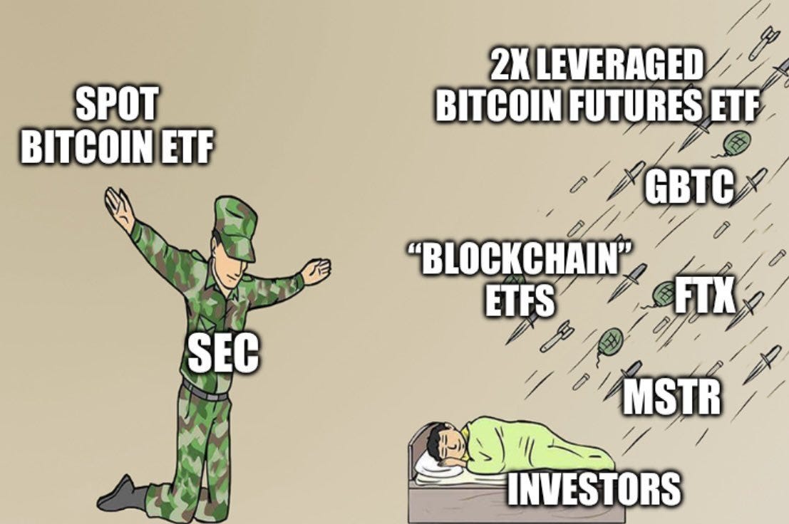 Gabor Gurbacs on X: "The regulatory process around Bitcoin spot ETFs. Circa  2023, colorized. Well summarized @NateGeraci! https://t.co/BpXYO1sfxg" / X