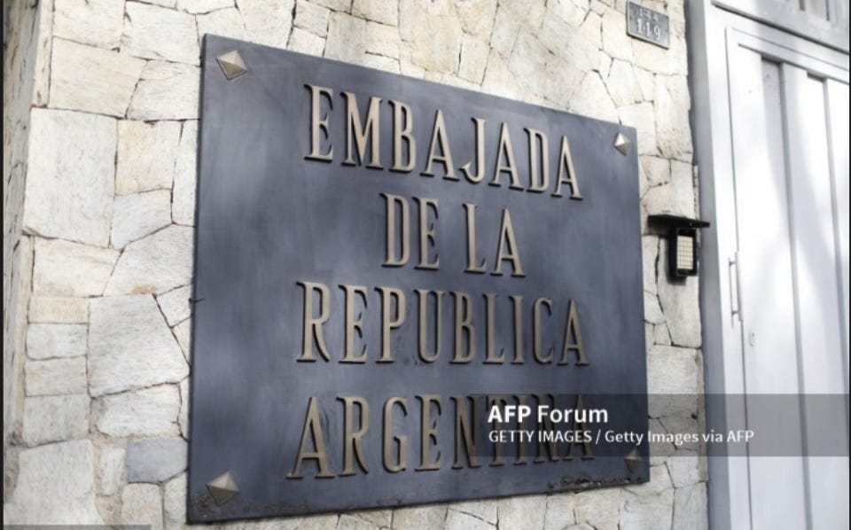 CONFIRMADO| Embajada de Argentina en Caracas refugia a grupo de opositores