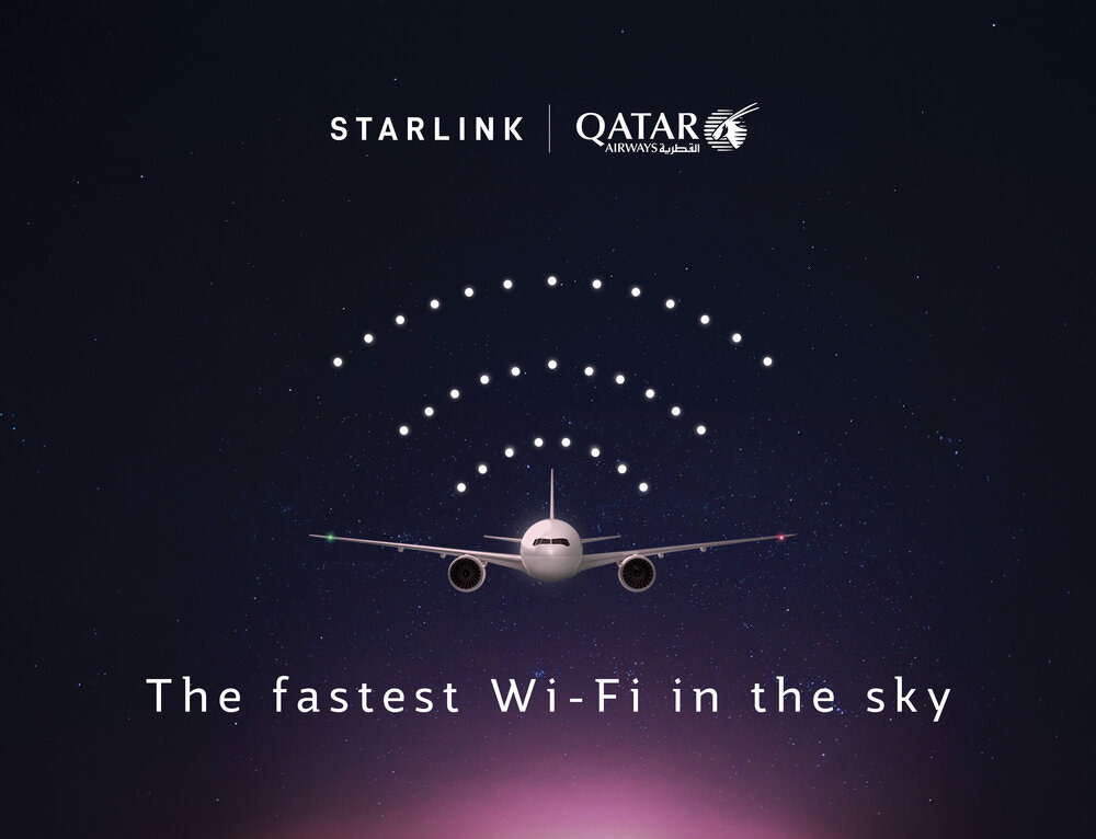 Qatar Airways Launches the World's First Boeing 777 Starlink-Equipped  Flight, Taking the Future of In-flight Connecti... | Qatar Airways Newsroom