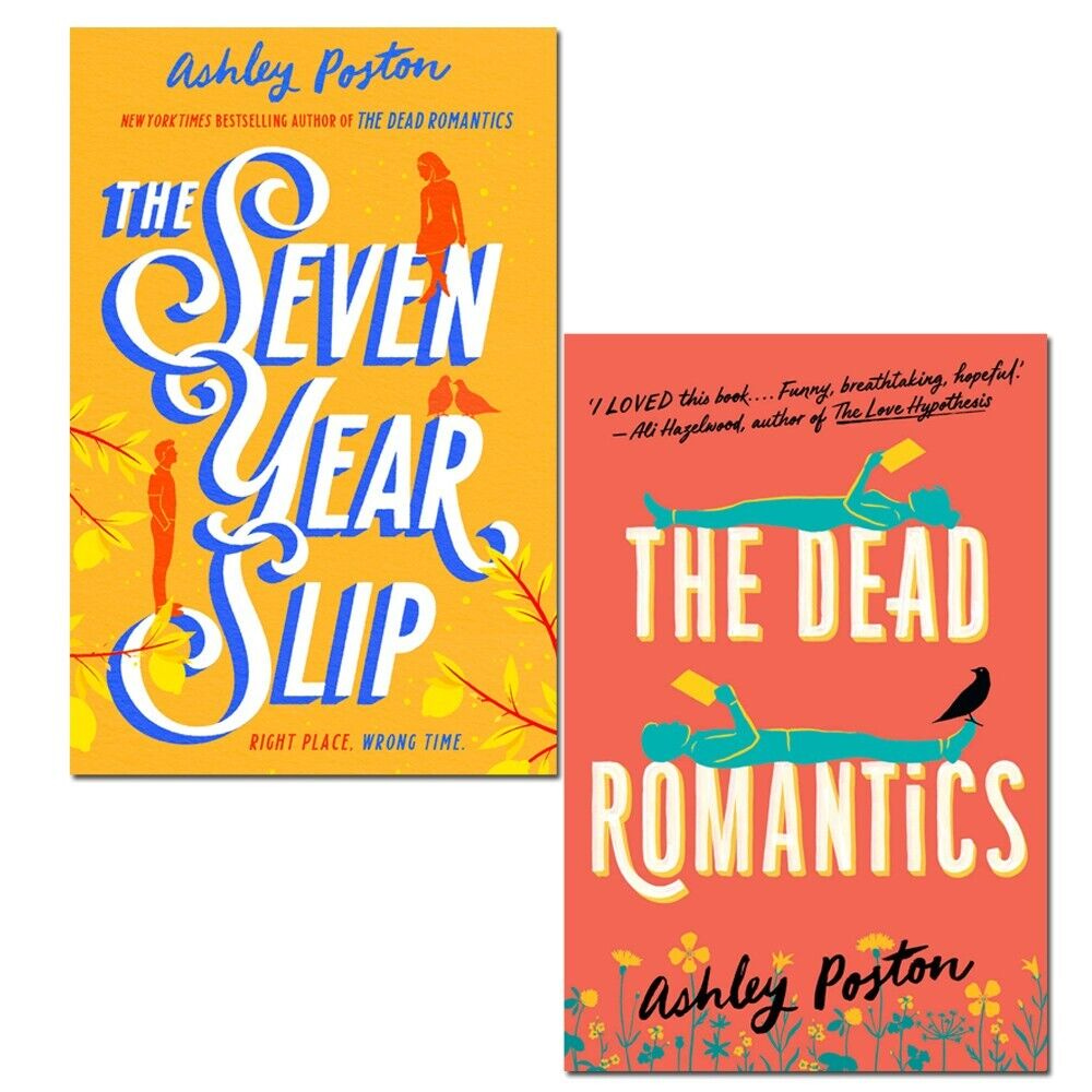 Ashley Poston Collection 2 Books Set The Seven Year Slip, Dead Romantics |  The Book Bundle
