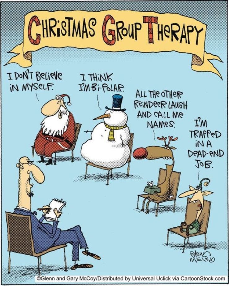 Christmas Group Therapy 😁😁😁