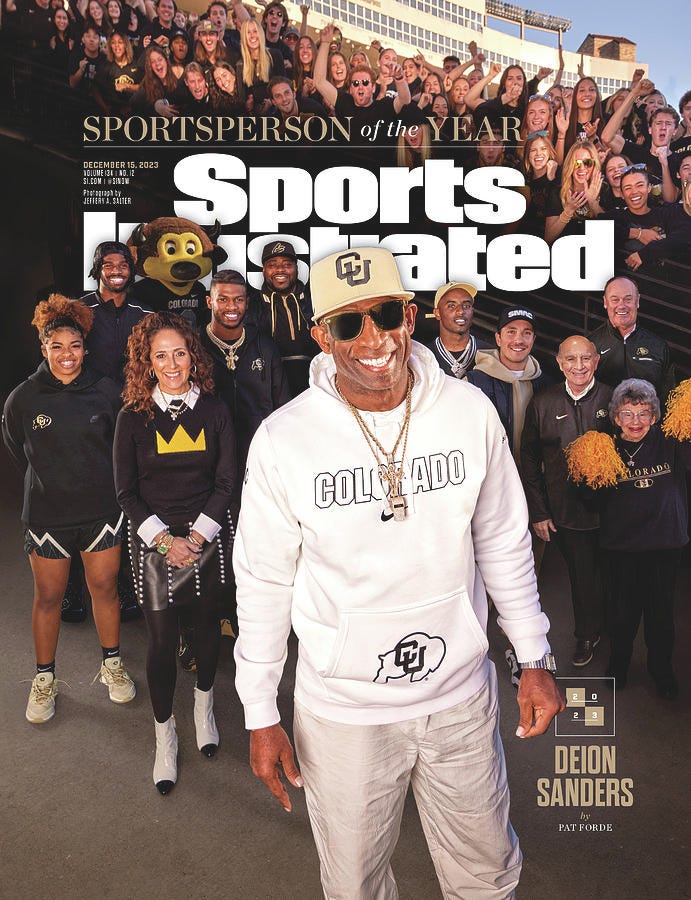 Deion Sanders 2023 Sportsperson of the Year Sports Illustrated Cover by  Sports Illustrated