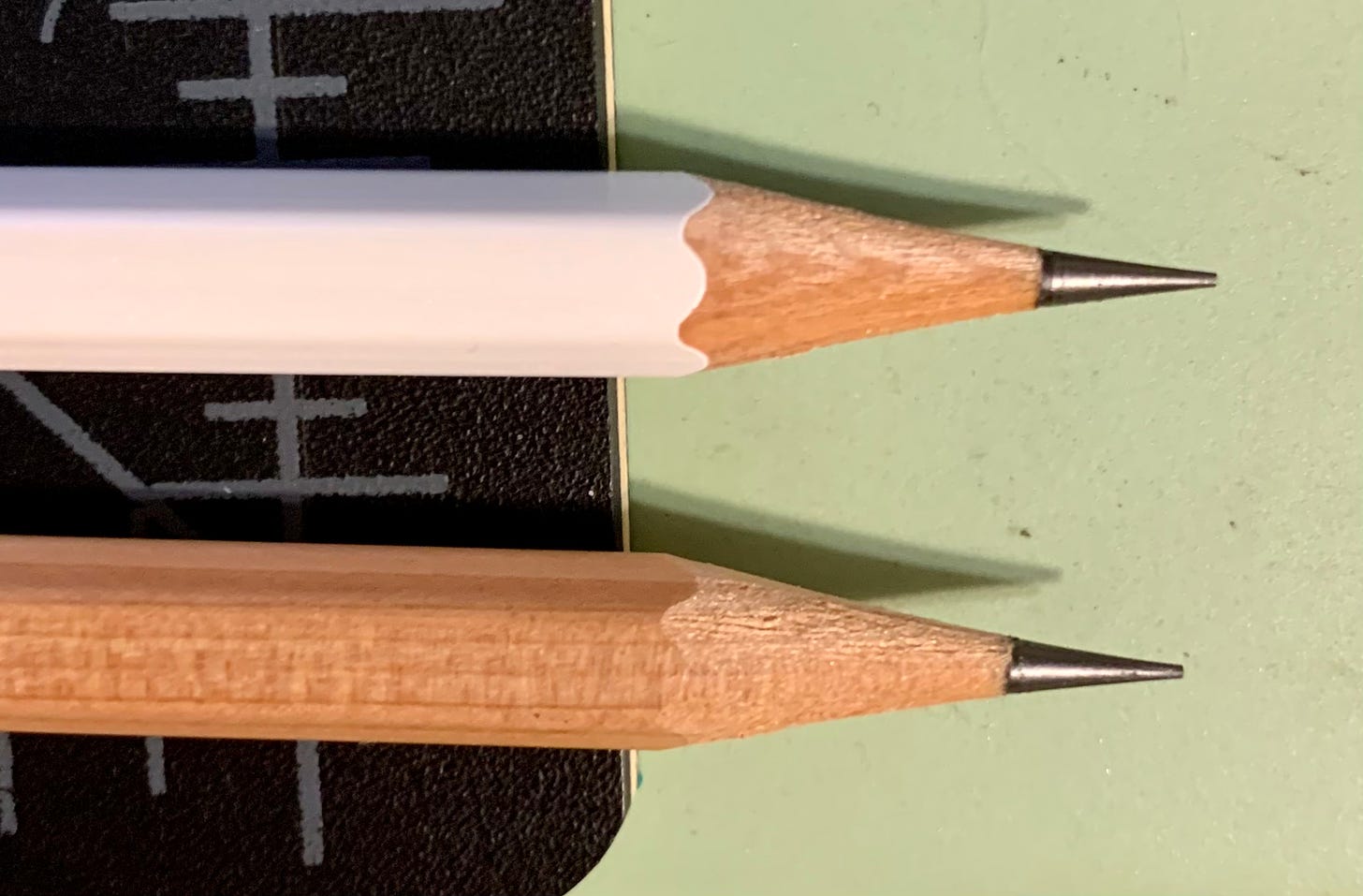 Kayla Stark sharp pencils using my Blackwing sharpener