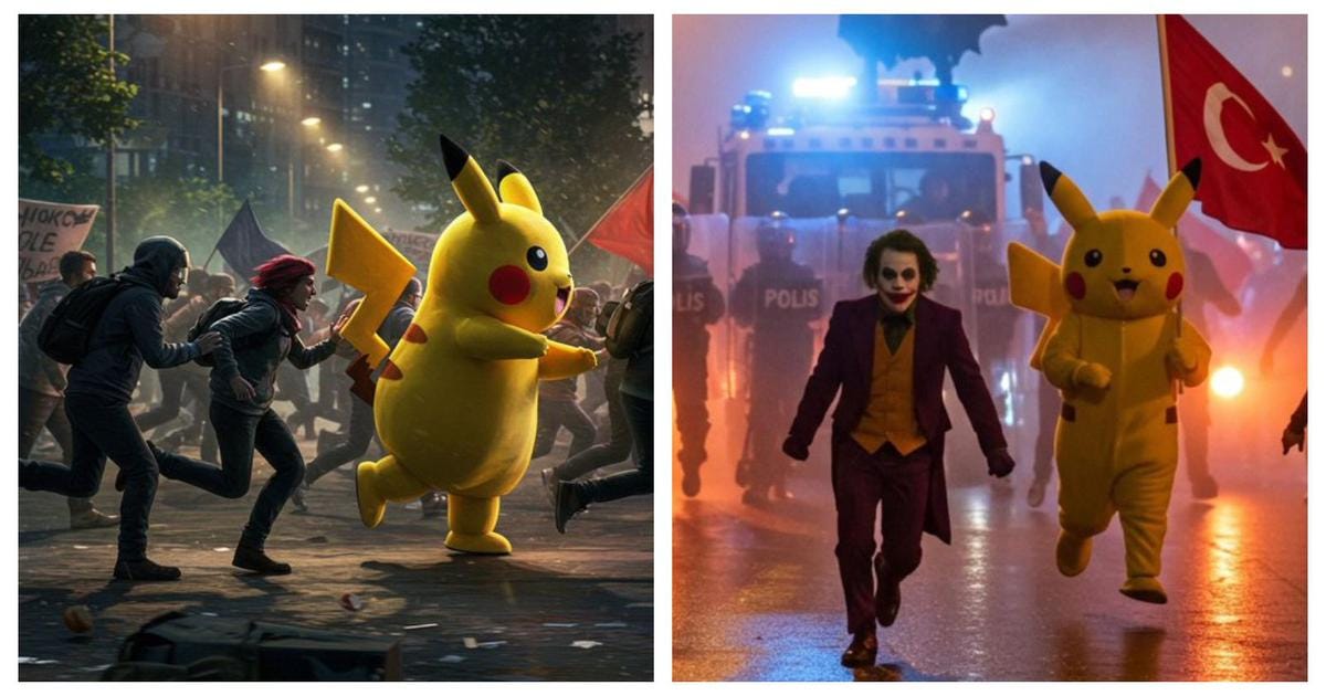 What the absurdist imagery from Istanbul teaches us about protest in the digital era