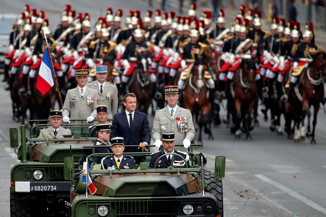 Emmanuel Macron and invited world leaders join the annual Bastille Day military  parade to celebrate the French National Day - Global Times