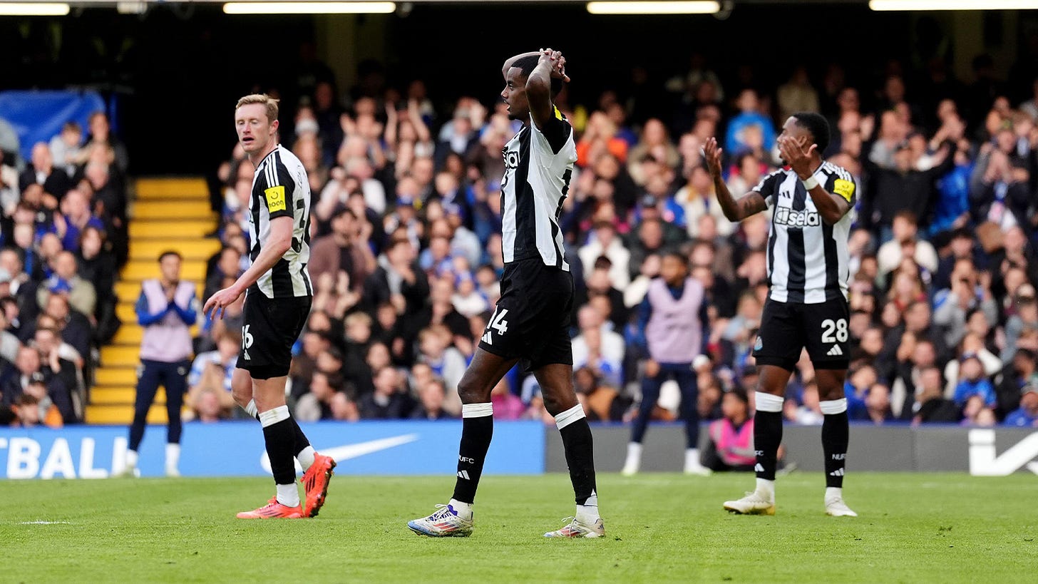 Newcastle United's continue slide into full-on mediocrity as Chelsea expose  flaws