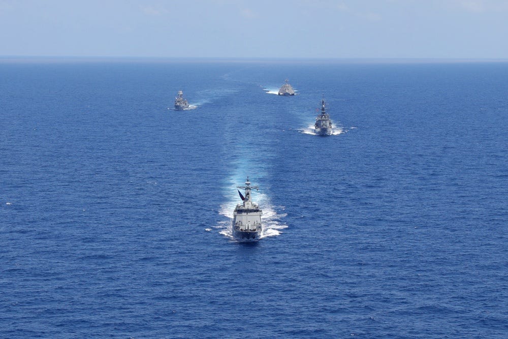 Australia, Japan, the Philippines, and the United States, conduct Maritime Cooperative Activity