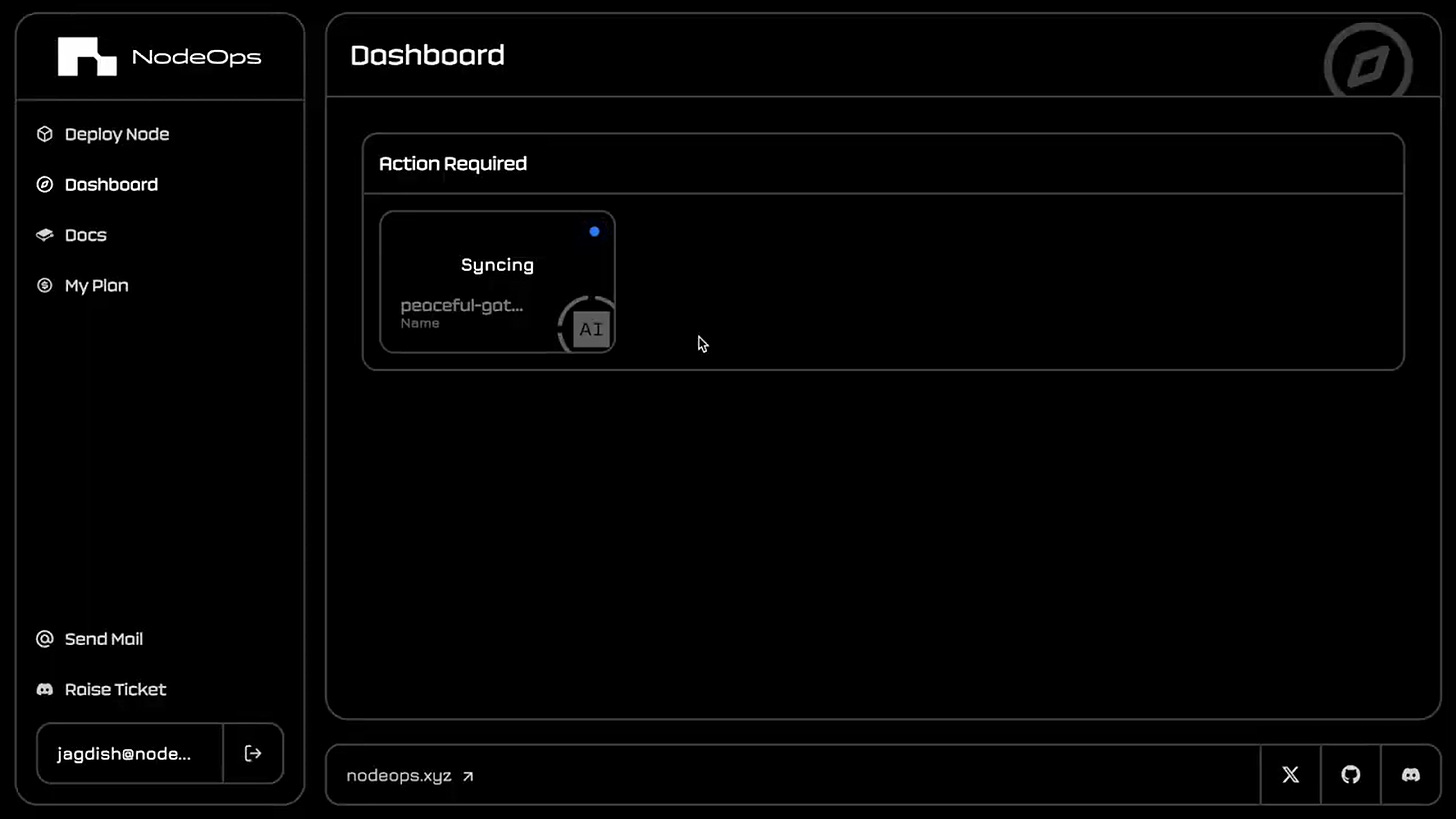 Wait for your validator node to sync