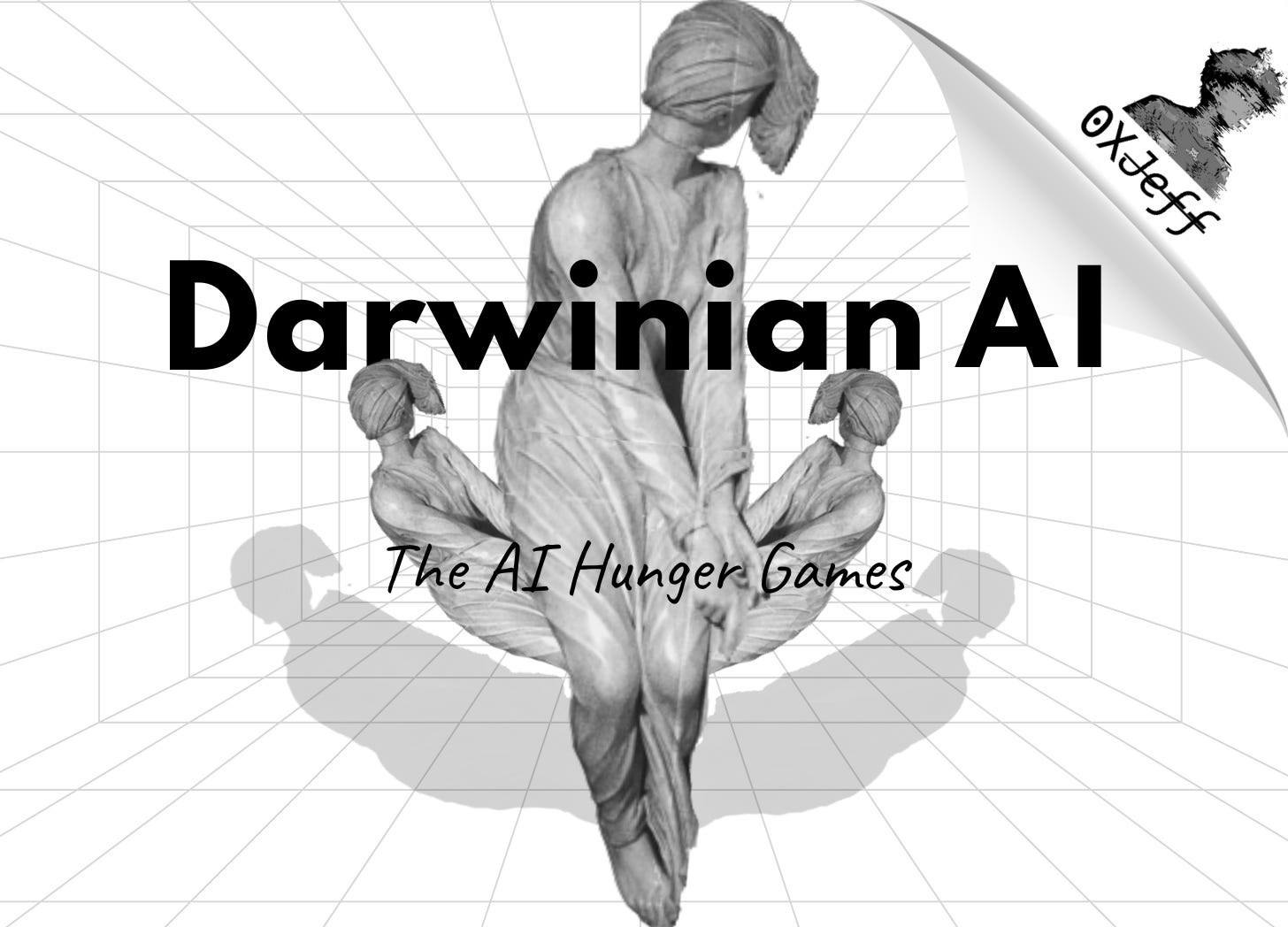 다윈식 AI — AI 헝거 게임 표지 이미지