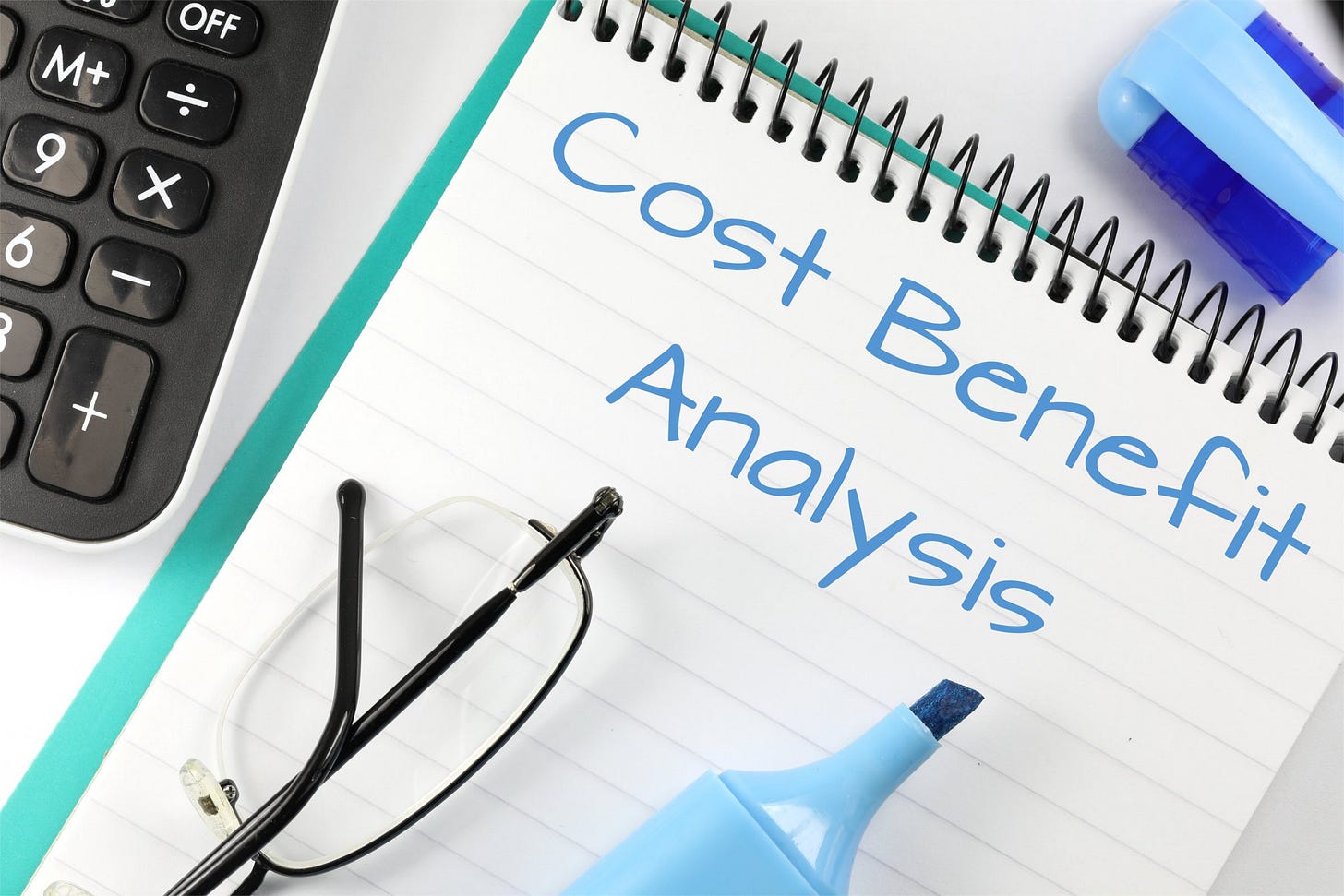 Cost Benefit Analysis - Free of Charge Creative Commons Notepad 1 image