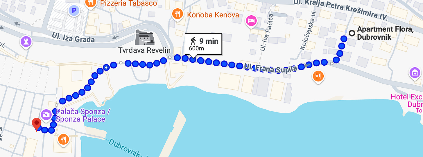 Google Maps screen shot Google Maps screen shot