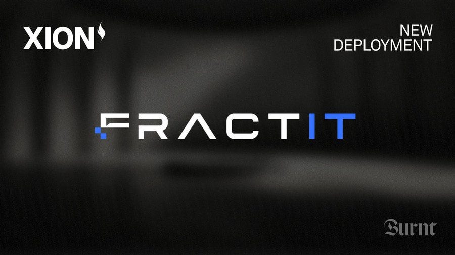 FractIt is unlocking access to real world assets through tokenization.

Utilizing Chain Abstraction, @FractItLabs enables anyone to invest in real estate assets with ease and flexibility through on-chain fractional ownership.

Beta live today ↓