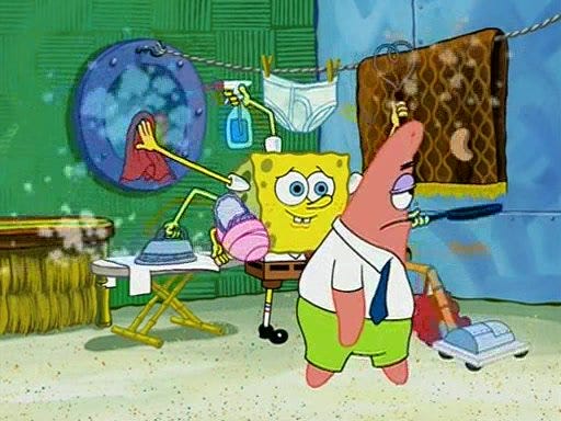 Busy Spongebob Cleaning Meme Generator Imgflip, 46% OFF