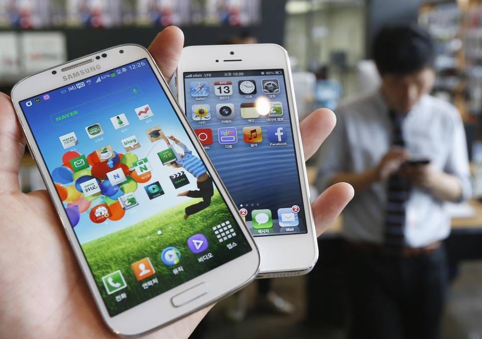 samsung stung by copying apple iphone parts with galaxy